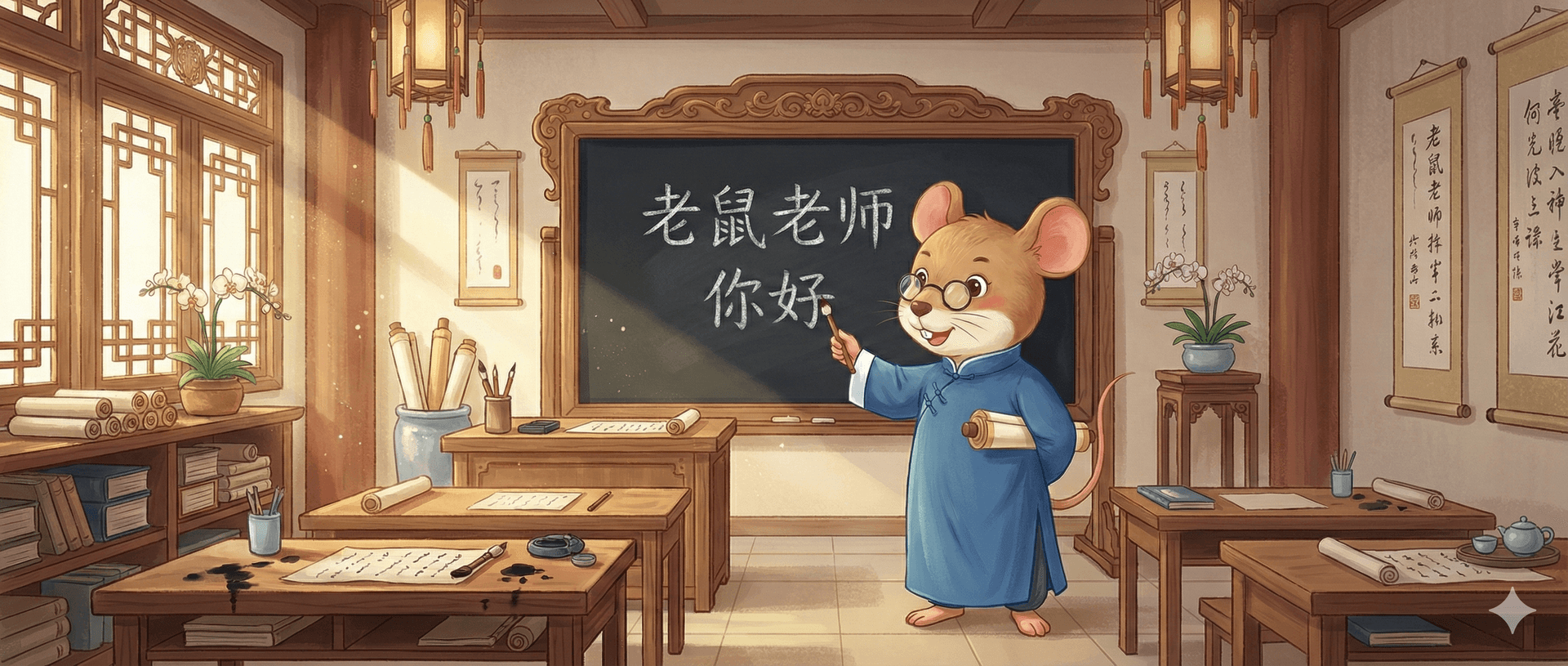 Laoshu Laoshi - A friendly rat teacher